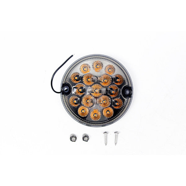Smoked LED Indicator Light 95mm for Land Rover Defender (1986–2007+) – AMR6527LEDSM