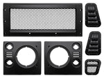 Bearmach Face Lift Kit - Satin Black Mesh - BA 9451BM