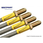 Britpart DA240640S Plus 40mm Extended Stainless Steel Braided Brake Hose Kit for Range Rover Classic (1990 – 1992) with ABS – DA240640S