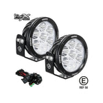 VISION X LIGHT CANNON ADVENTURE 6.7" 160W HALO LED DRIVING LIGHT KIT 2 PCS ECE COMPLIANT