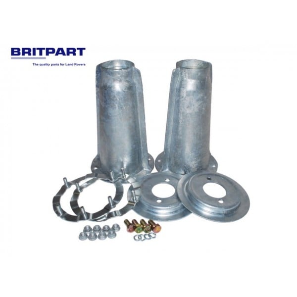 Front Shock Mount Turret Set Galvanised DA1186 - Superior Durability for Defender & Discovery 1 – DA1186