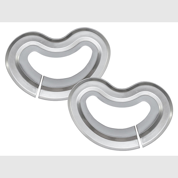 Rear Seat Belt Cover Satin Chrome Trim for Discovery 4 – DA1473