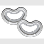 Rear Seat Belt Cover Satin Chrome Trim for Discovery 4 – DA1473