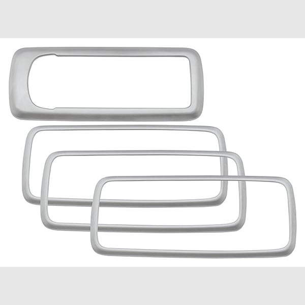 Electric Window Switch Surround Satin Chrome Trim for Discovery 4 – DA1515