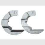 Galvanised Front Backing Plate Set for Defender – DA1860