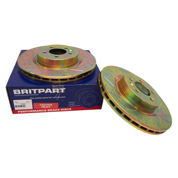 Britpart DA4624 Front Vented Performance Brake Discs for Discovery 4 & Range Rover Sport (2005 – 2013) – DA4624