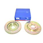 DA4687 - 2 - Range Rover L405 Rear Vented Brake Discs Drilled and Grooved Performance Upgrade – DA4687-2