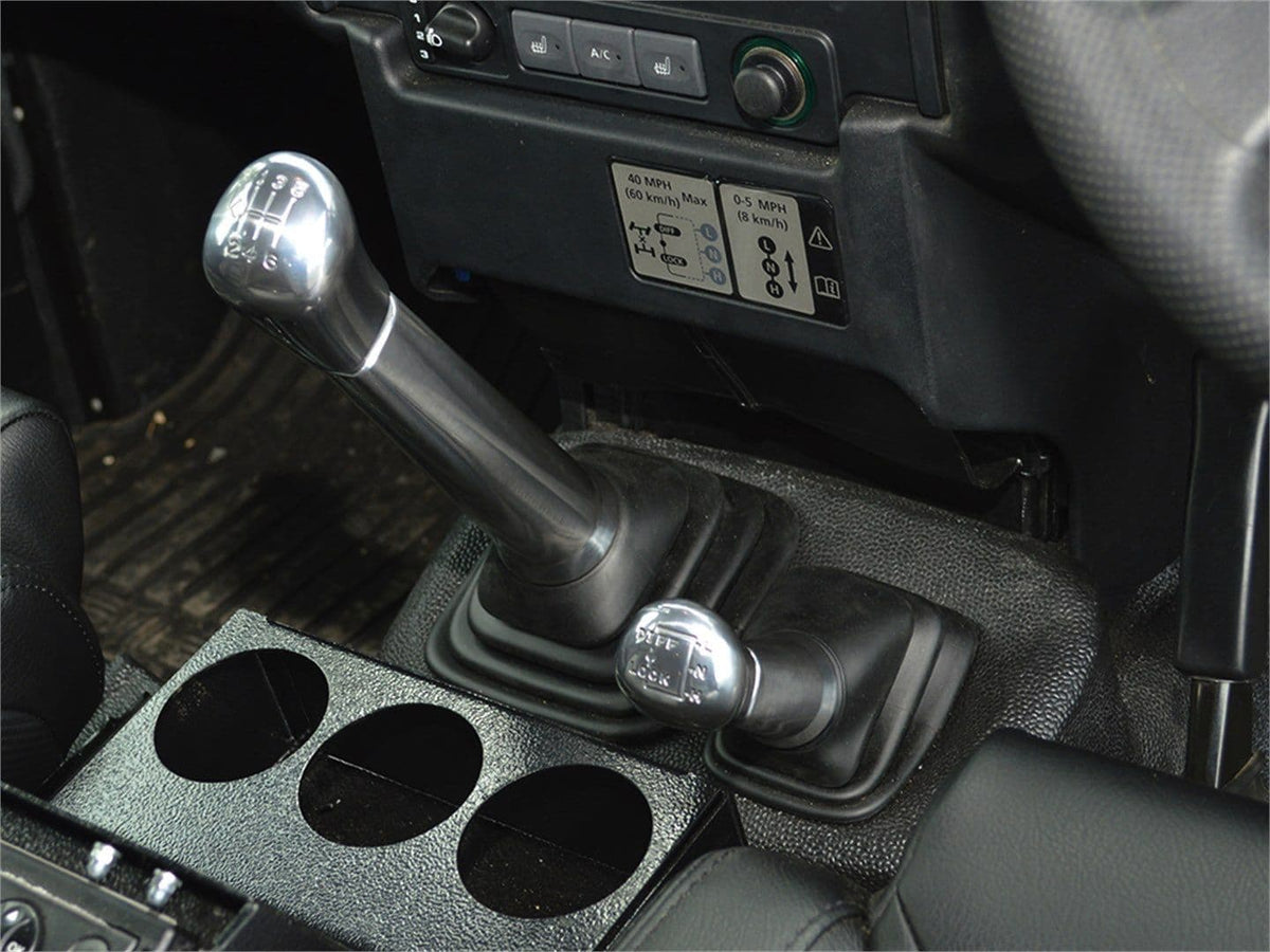 Polished Alloy Gear Lever Set for Defender Puma (2007–On) – TF5051