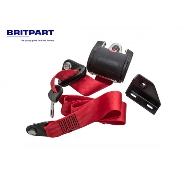 Front Right Seat Belt - Red for Defender TD5 & Puma – DA5079