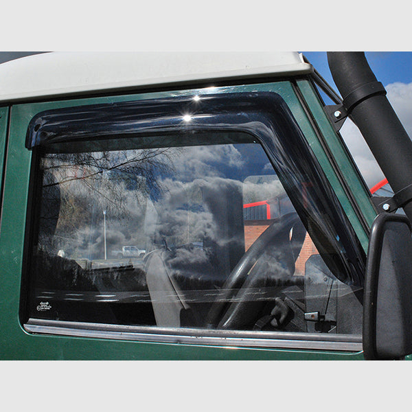 Front Window Wind Deflectors DA6078 - Reduce Noise & Buffeting for Defender – DA6078