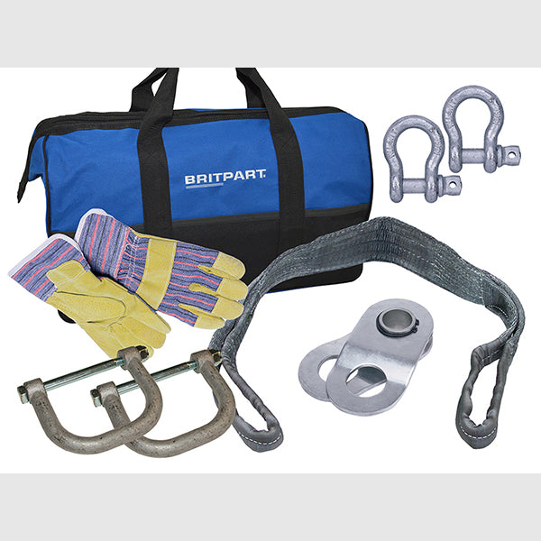 4x4 Winch Recovery Accessory Winching Starter Kit + Jate Rings – DB1017P
