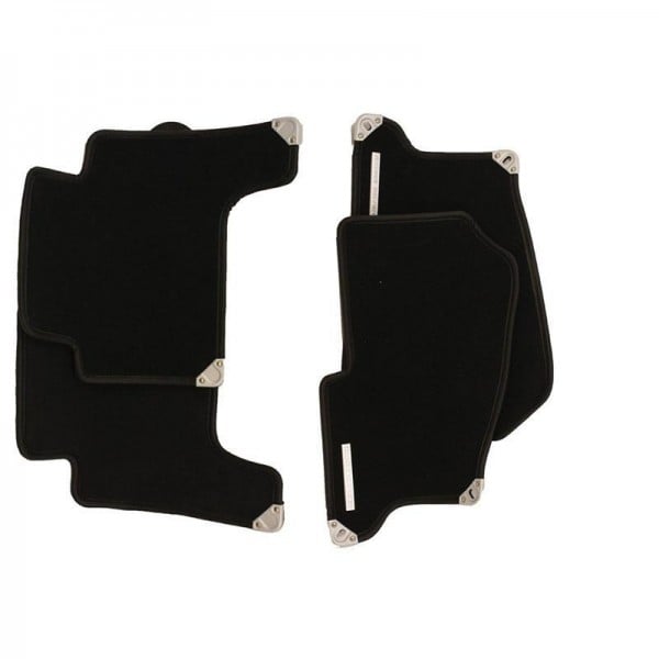 Mat Set Ebony Black 4pc