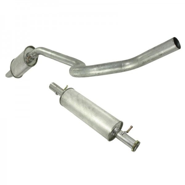 Centre Exhaust Pipe & Rear Silencer for Discovery 1 (1989 – 1998) Less Catalyst – ESR2391
