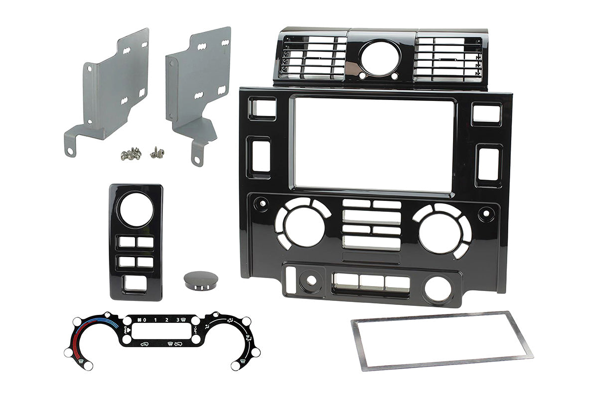 Piano Black Puma Double DIN Fascia for Defender (2007 >) – GA2681