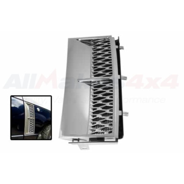 Right Chrome Grille Air Inlet for Range Rover L322 (2002–2009) – JAK500300LQVC