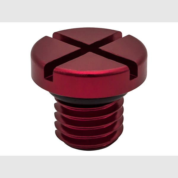 LR055301RED - 3 - Range Rover Sport L494 Coolant Overflow Container Bleed Screw Red Aluminium – LR055301RED-3