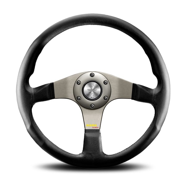 Momo Tuner Steering Wheel in Silver for Land Rover Defender