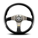 Momo Tuner Steering Wheel in Silver for Land Rover Defender