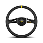 MOMO MOD.03 Steering Wheel - Leather, Black Spoke