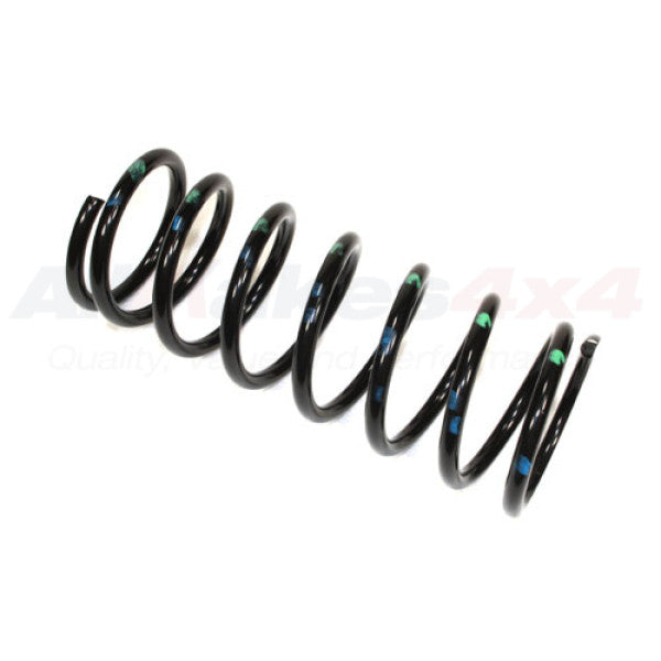 Spring - Coil - Front Suspension - Rh for Defender 90 – (1983 – 2006) RH - Green and Blue – NRC9446