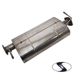 Double S Stainless Steel Centre Exhaust Intermediate Silencer