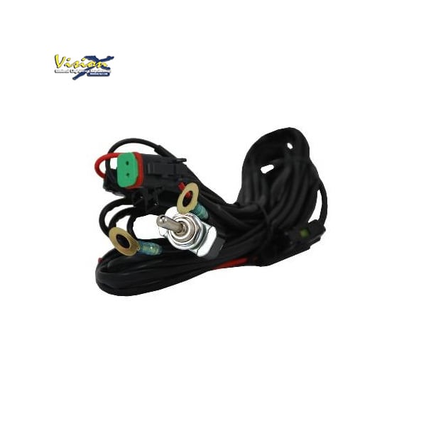 VISION X UNIVERSAL WIRING HARNESS 1 LIGHTS DEUTSCH
