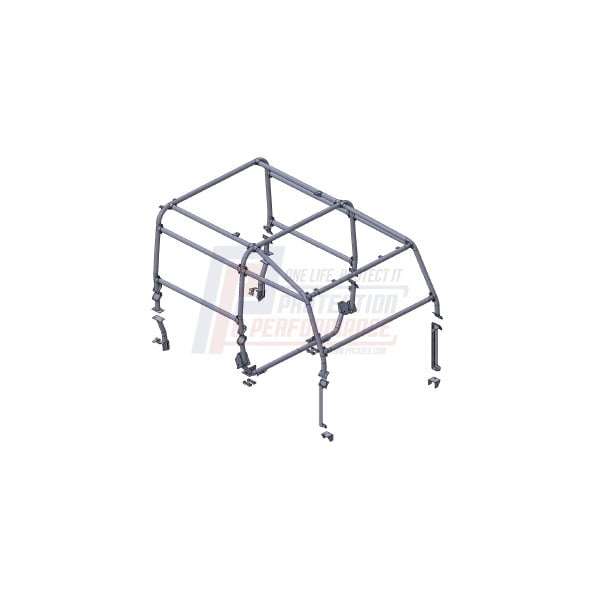External Roll Cage 6 Point for Defender (1986–2006+) – PPLR108