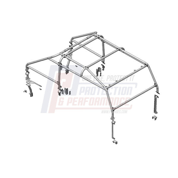 External Roll Cage 6 Point for Defender (1986–2007+) – PPLR243