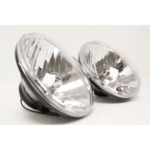 LHD Crystal Halogen Hlamps Pair W/O Bulb for Defender (1986 – 2006) LHD - Halogen - Quartz (Up to KA922614) – PRC7994C