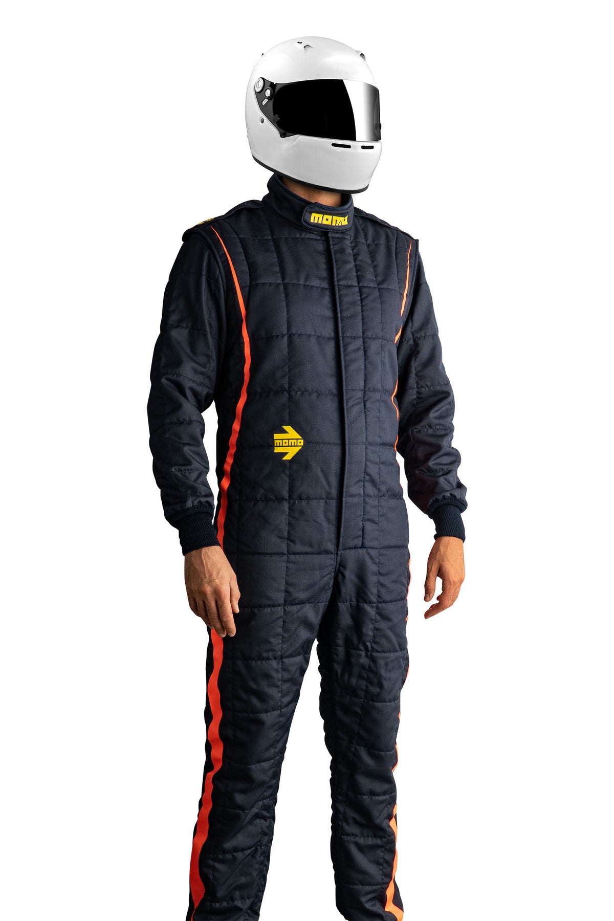 MOMO Pro-Lite Race Suit - Blue and Orange
