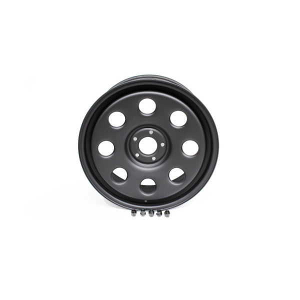 20x8 ET45 Steel Wheel for Discovery 3, Discovery 4 & Range Rover Sport (2005–2016) Satin Black – TF1520