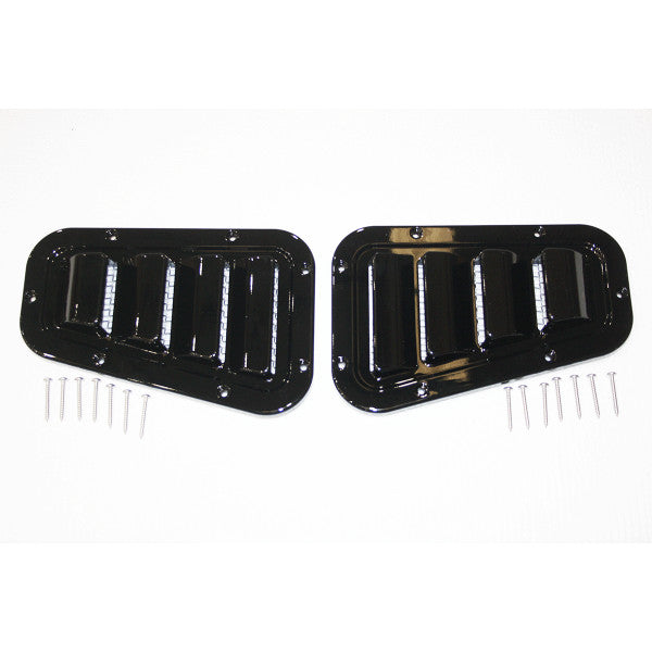 Wing Top Vent Grilles for Defender (1986–2006+) Gloss Black – TF272GF