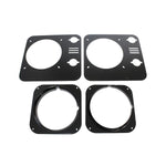 Retro Headlamp Bezel Kit Slotted for Land Rover Defender