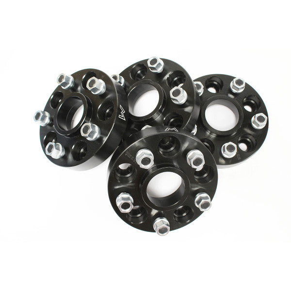 30mm Wheel Spacer Set for Discovery 2 (1998–2004) & Range Rover (1995–2002) Black Alloy – TF302B
