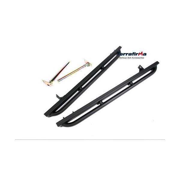 Rock Sliders with Tree Bars for Defender (1986–2016) – TF801