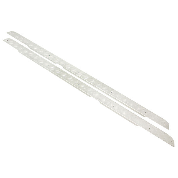 Silver Side Sills Pair for Defender 110 Station Wagon (1986–2006) – TF8221