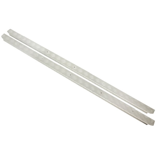 Silver Side Sills for Defender 110 (1986–2006+) Non-Station Wagon – TF8223