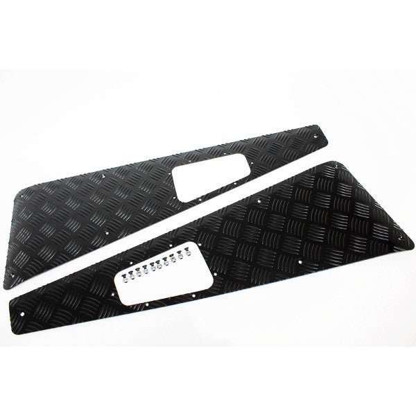 Chequer Plate Wing Tops for Defender (2007+) Black – TF8232