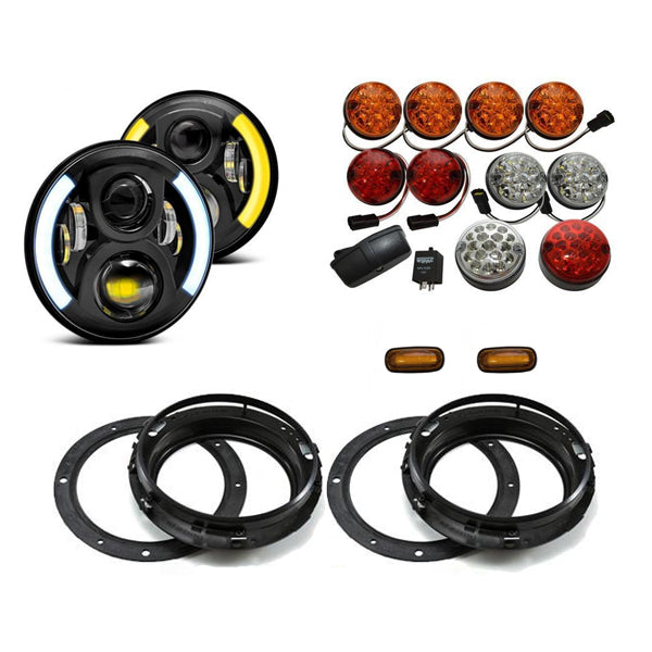 EVO DRL LED Light Package - Colour Full suitable for Land Rover Defender