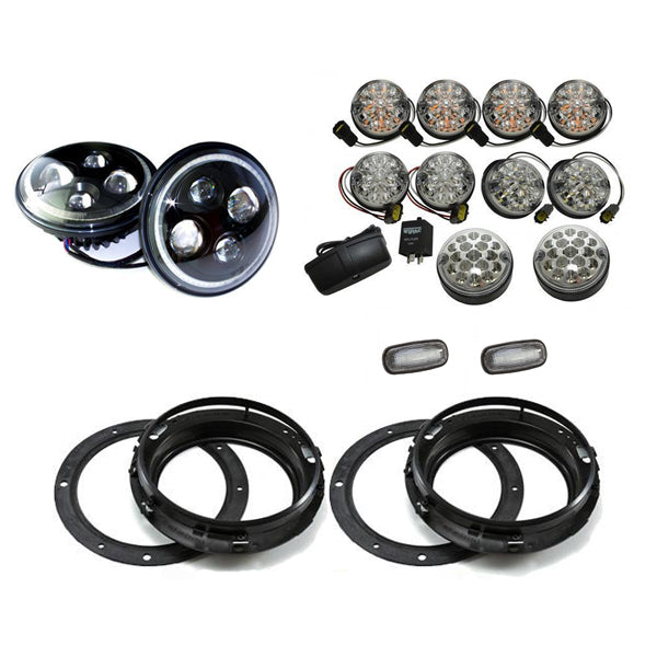 Ostra LED Light Package - Clear Full (RHD/LHD) suitable for Land Rover Defender