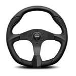 Momo Quark Steering Wheel in Black (350mm) for Land Rover Defender