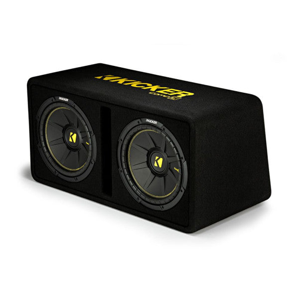 CompC Dual 12" Vented Loaded Enclosure - 2 Ohm