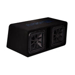 Solo-Baric L7 Dual 12" Vented Loaded Enclosure - 2 Ohm