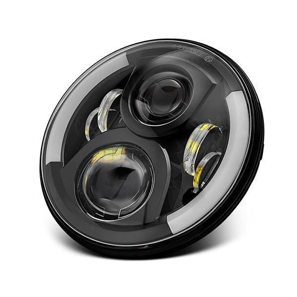 LED EVO Headlights with DRL suitable for Land Rover Defender