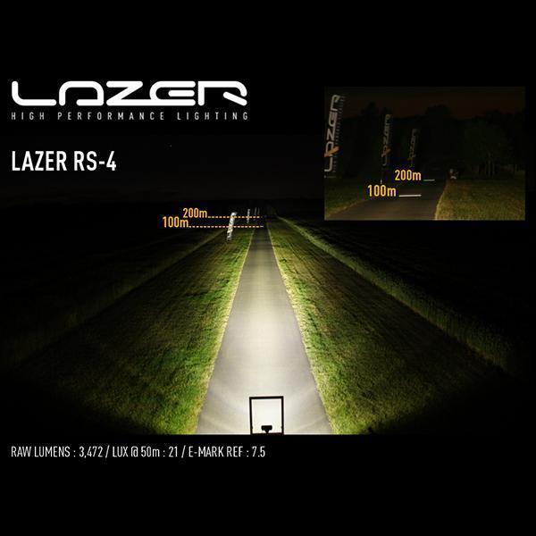 Lazer RS-4 Hybrid Beam LED Spotlight (With DRL)