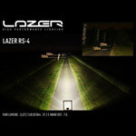 Lazer RS-4 Hybrid Beam LED Spotlight (With DRL)