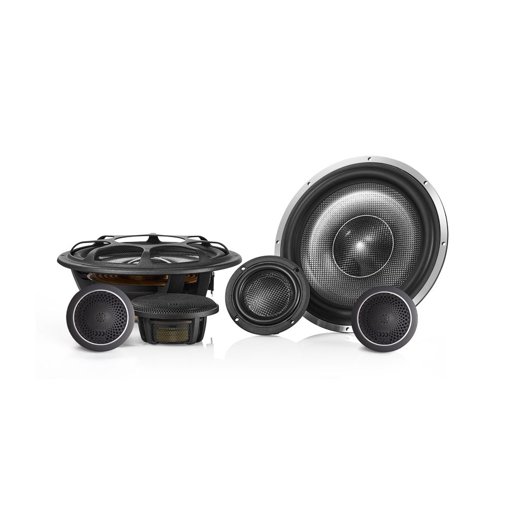 Morel Elate Carbon 9" (230mm) 3-Way Component Speaker Set - Active