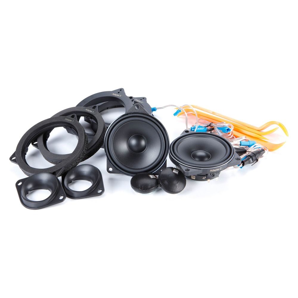 Morel Direct Fit BMW 4" (100mm) 2-Way Component Speaker Set