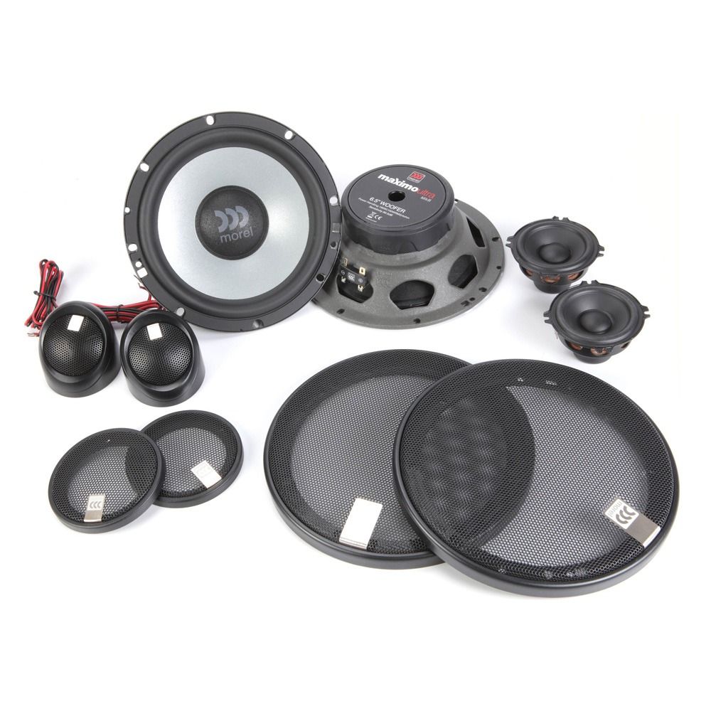 Morel Maximo Ultra 6.5" (165mm) 3-Way Component Speaker Set - Active