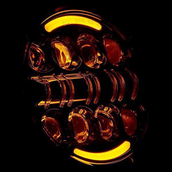 LED Juwel v2.0 Headlights with Switchback suitable for Land Rover Defender